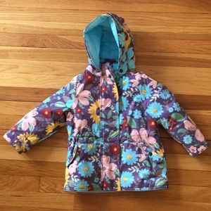 Hanna Andersson floral winter/ski jacket